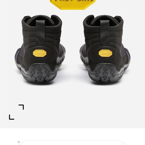 Vibram Fivefingers V-Trek Insulated Black Men's EU 38 US 7.5-8 #L2 - Picture 4 of 9